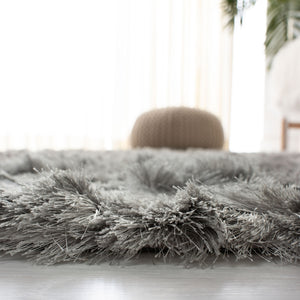 Ocean Shag 101 Luxurious Hand-Tufted Polyester and Cotton Area Rug for Cozy Home Decor Solutions