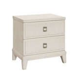 Samuel Lawrence Furniture Madison 2-Drawer Nightstand with USB Port in a Grey-White Wash Finish S916-050 S916-050-SAMUEL-LAWRENCE
