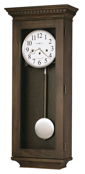 Hekman Furniture 620514 Artemus Wall Clock - Classic Burnished Oak Finish, Westminster Chime, Elegant Design & Usa Made Burnished Oak Artemus Wall Clock 620514