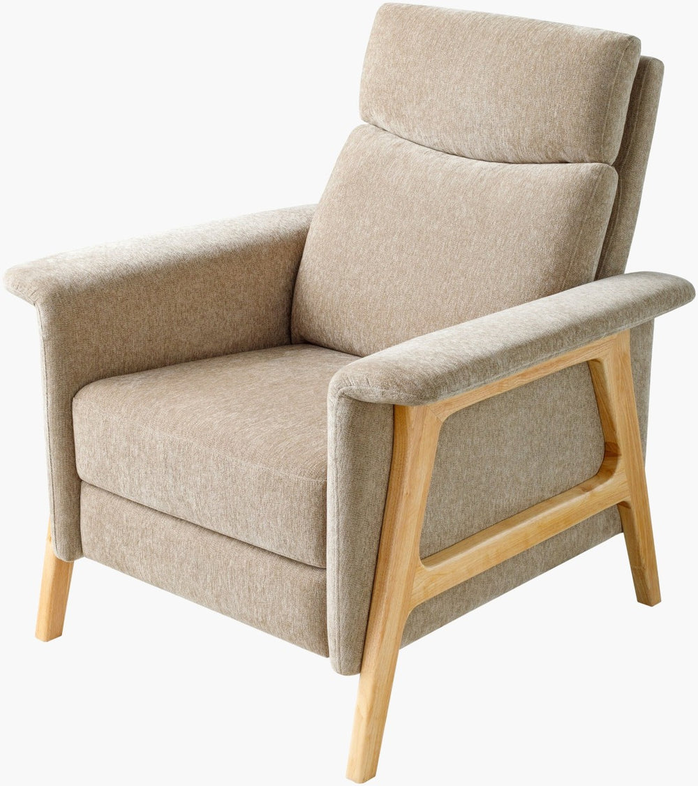 Livabliss Scot Upholstered Manual Recliner with Rubberwood Base for Living Room or Study OCS001-423638