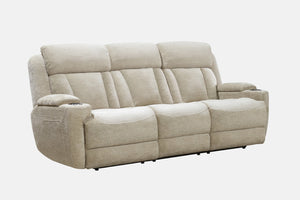 Parker House Parker Living Dalton - Lucky Fawn Power Reclining Sofa with Drop Down Console Lucky Fawn 100% Polyester (S) MDAL#834PH-LFA