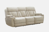 Parker Living Dalton - Lucky Fawn Power Reclining Sofa with Drop Down Console