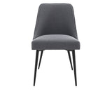 Steve Silver Colfax Side Chair Charcoal, Set of 2 CF450SC