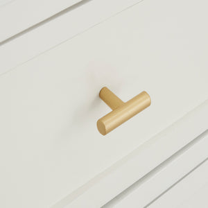 Homelegance By Top-Line Tyce 2-Drawer Nightstand White MDF