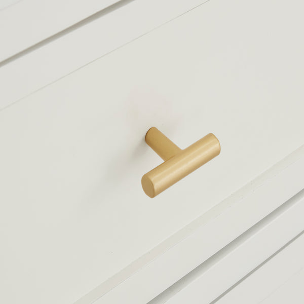 Homelegance By Top-Line Tyce 2-Drawer Nightstand White MDF