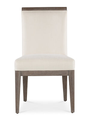 Hooker Furniture Modern Upholstered Mood Side Chair — Cottony Comfort, Wire‑Brushed Oak Trim, Versatile Dining Accent 6850-75411-89