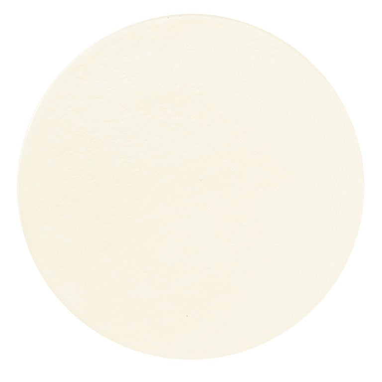 Hooker Furniture Big Sky Tahoe Urn Spot Table — Sculptural Ribbed Accent Table, Compact Resin Design For Indoor/Outdoor Use White 6700-50003-02