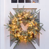 Blue Spruce Wreath with LED Lights, Extra-Large XPW81011 Park Hill