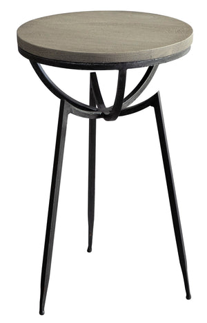 Hekman Furniture Hekman Accents Tripod Chairside Table 28579 Bedford Gray