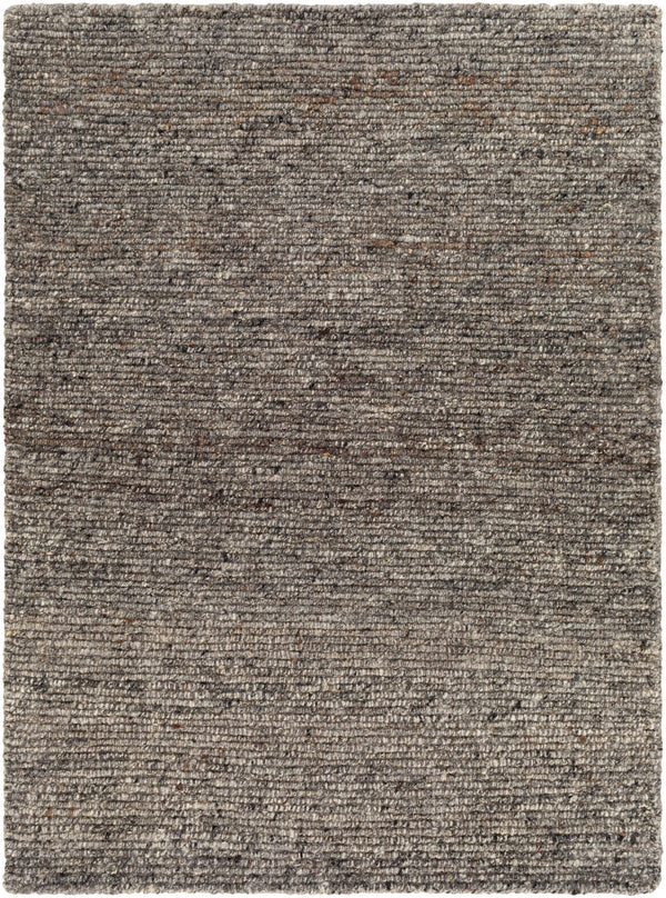 Odessa ODS-2300 12' x 15' Handmade Rug ODS2300-1215  Black, Charcoal, Dark Brown, Gray, Light Gray Surya