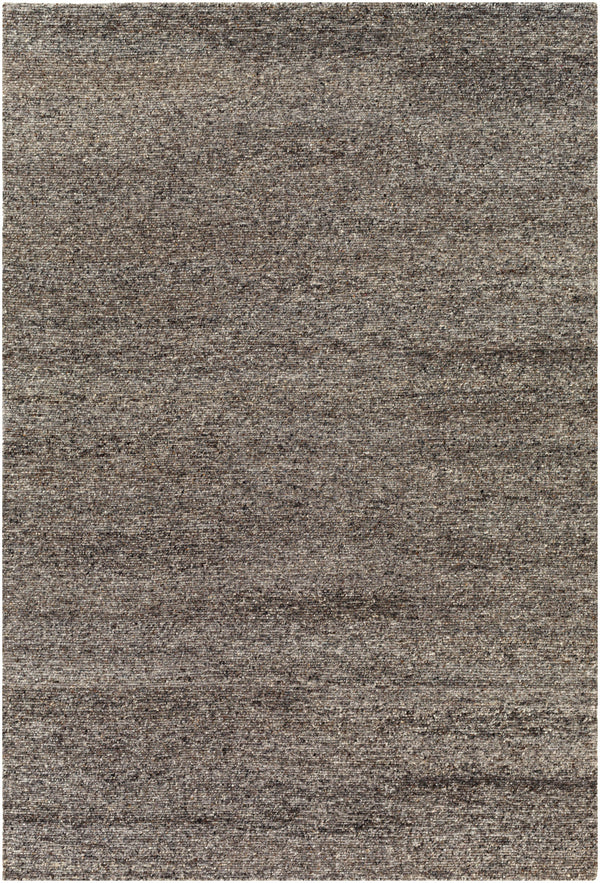 Odessa ODS-2300 6' x 9' Handmade Rug ODS2300-69  Black, Charcoal, Dark Brown, Gray, Light Gray Surya
