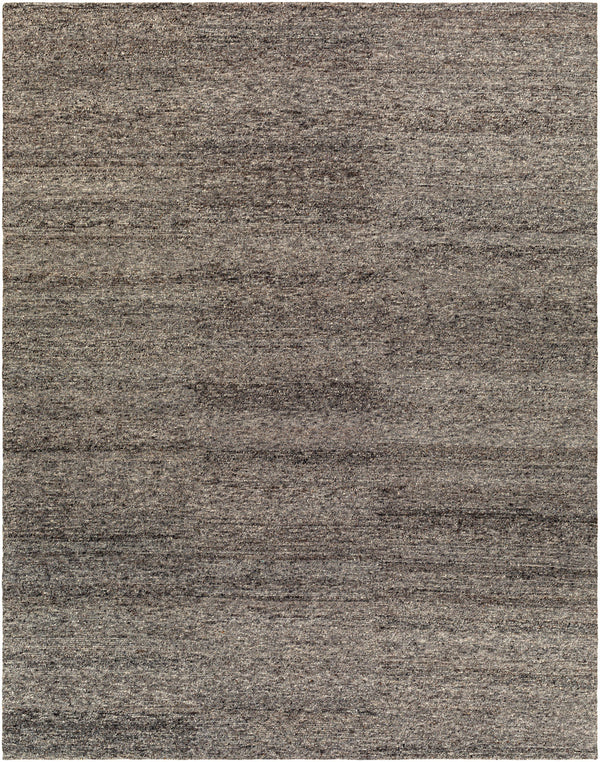 Odessa ODS-2300 8' x 10' Handmade Rug ODS2300-810  Black, Charcoal, Dark Brown, Gray, Light Gray Surya