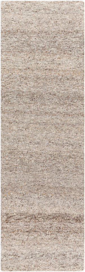 Odessa ODS-2302 2'6" x 8' Runner Handmade Rug ODS2302-268  Dark Brown, Brown, Medium Gray, Taupe, Beige Surya