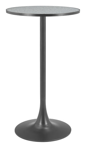 Zuo Modern Bite Bar Table - Stylish Modern Design For Your Home, High-quality Mdf And Steel, Versatile Decor Solution Gray Mdf,Steel 110404-zuo-modern