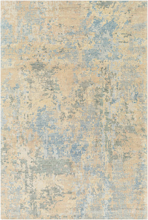 Odyssey ODY-2301 6' x 9' Handmade Rug ODY2301-69  Tan, Beige, Denim, Dark Blue, Sage, Charcoal Surya
