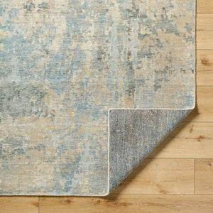 Odyssey ODY-2301 8' x 10' Handmade Rug ODY2301-810  Tan, Beige, Denim, Dark Blue, Sage, Charcoal Surya