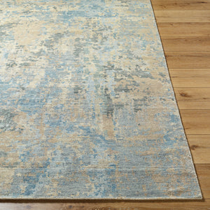 Odyssey ODY-2301 8' x 10' Handmade Rug ODY2301-810  Tan, Beige, Denim, Dark Blue, Sage, Charcoal Surya