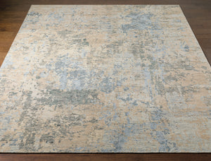 Odyssey ODY-2301 8' x 10' Handmade Rug ODY2301-810  Tan, Beige, Denim, Dark Blue, Sage, Charcoal Surya