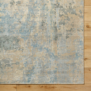Odyssey ODY-2301 8' x 10' Handmade Rug ODY2301-810  Tan, Beige, Denim, Dark Blue, Sage, Charcoal Surya