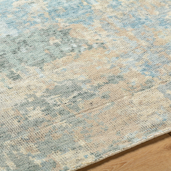 Odyssey ODY-2301 8' x 10' Handmade Rug ODY2301-810  Tan, Beige, Denim, Dark Blue, Sage, Charcoal Surya