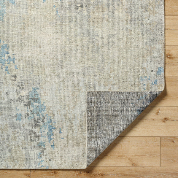 Odyssey ODY-2305 8' x 10' Handmade Rug ODY2305-810  Denim, Charcoal, Light Gray, Light Beige, Cream Surya