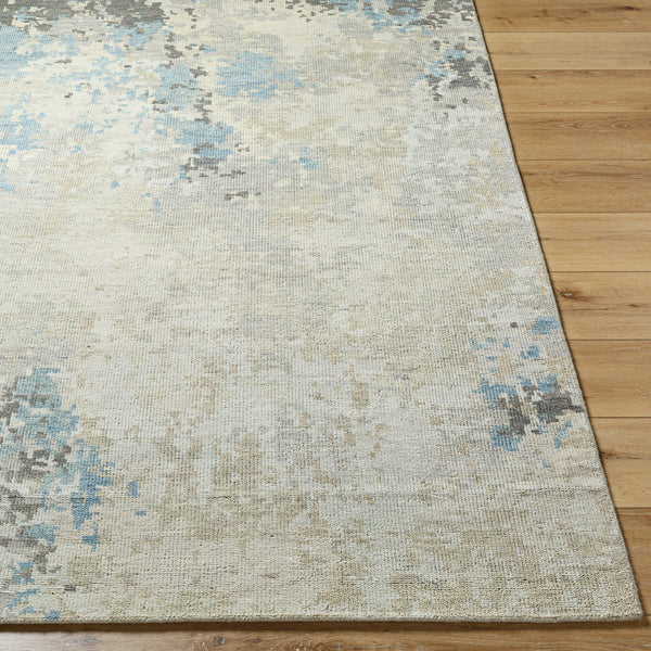 Odyssey ODY-2305 8' x 10' Handmade Rug ODY2305-810  Denim, Charcoal, Light Gray, Light Beige, Cream Surya