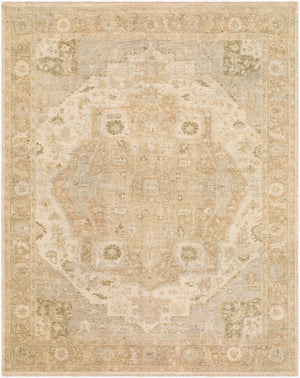 Surya Odyssey Hand Knotted Wool Traditional Rug Entryway Accent with Fringe Detail 8' x 10' Rectangle ODY2308-810