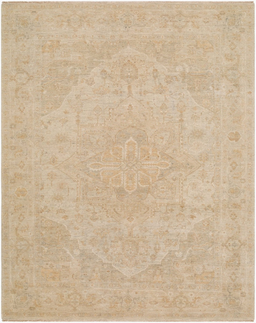 Surya Odyssey Hand Knotted Wool Area Rug with Fringe Traditional Artisan Craft for Entryway 9' x 12' Rectangle ODY2309-912