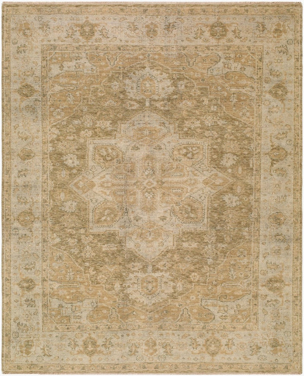 Surya Odyssey Hand Knotted Wool Accent Rug with Fringe Traditional Pattern for Entryway 8' x 10' Rectangle ODY2310-810