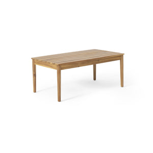 English Elm Christopher Knight Home® - BRYAN Teak Acacia Coffee Table - Rustic Outdoor Wood Accent 36.25" W Durable Weather-Resistant Design 72215.00