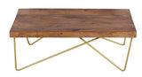 Walter Brass Inlay Cocktail Table