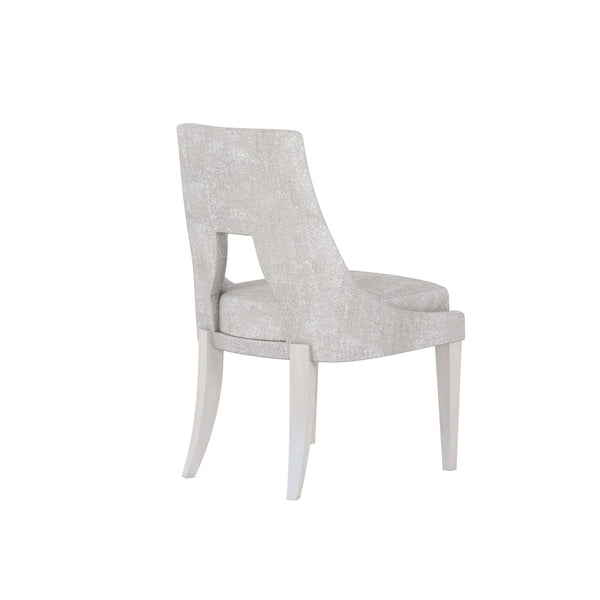 A.R.T. Furniture Set Of 2 - Mezzanine Side Chair In Dove Gray - Elegant Barrel Back Design With Textured Chenille Upholstery - Set Of 2 Light Gray Parawood And Poplar Solids,Foam,Fiber,Fabric 325200-2249
