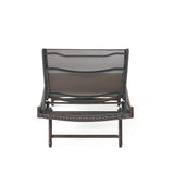 Christopher Knight Home® Noble House Kauai Pe-Outdoor Mesh Chaise