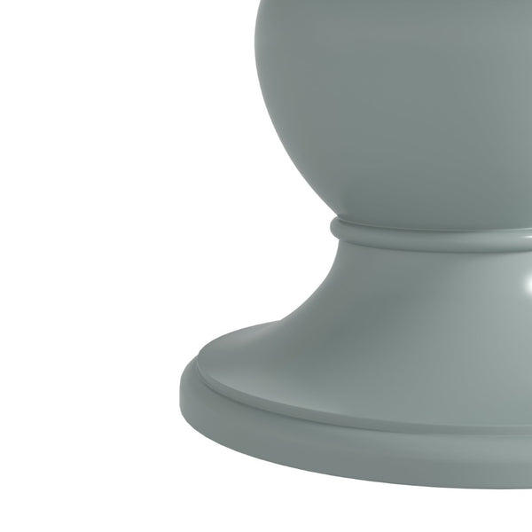 A.R.T. Furniture Haven Round Dining Table: Elegant Light-Blue Cottage Charm with Scalloped Edge for Intimate Gatherings 339225-2365