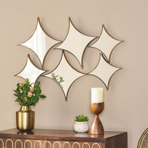 Christopher Knight Home® - Noble House - Mauney Modern Glam Star Cluster Wall Mirror