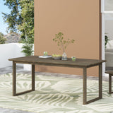 Christopher Knight Home® - Noble House - Nibley Outdoor Acacia Wood Dining Table