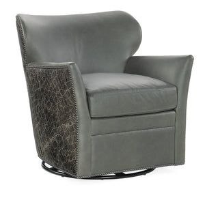 Swivel Chair Grey  Hooker Furniture