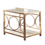 Olympia End Table Gold