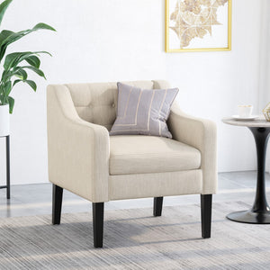 Christopher Knight Home® - Noble House - Deanna Contemporary Fabric Tufted Accent Chair