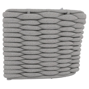 Bernhardt Bernhardt Wailea Nordic Gray Outdoor Swivel Chair With 360° Oyster Base, Soft-Knit Weatherproof Weave - Made to Order OP213SC