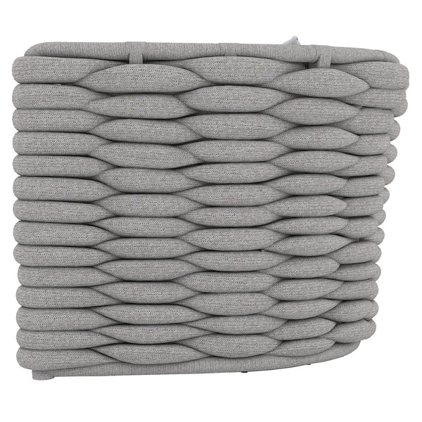 Bernhardt Bernhardt Wailea Nordic Gray Outdoor Swivel Chair With 360° Oyster Base, Soft-Knit Weatherproof Weave - Made to Order OP213SC