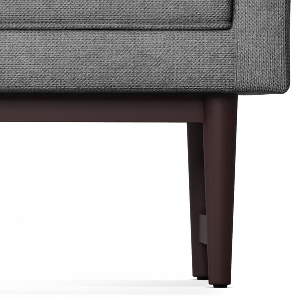 English Elm Scott Ottoman Bench - Contemporary Pewter Grey Accent Piece For Versatile Seating & Style B136P159254-GIGA