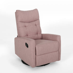 English Elm Christopher Knight Home® - Recliner Swivel Rocker with Glider Function, Push-Back Reclining Chair for Living Room & Nursery Blush 65354.00LBLSH