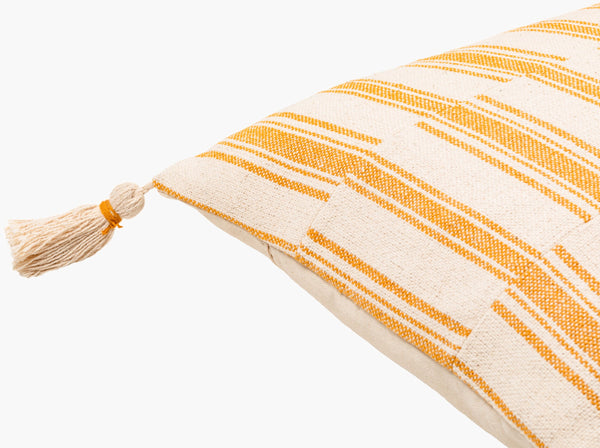 Surya Ogden 16" X 24" Bohemian Global Lumbar Pillow - Stylish Cotton Comfort For Your Home Decor Pale Pink Cotton,Cotton Ogd001-1624