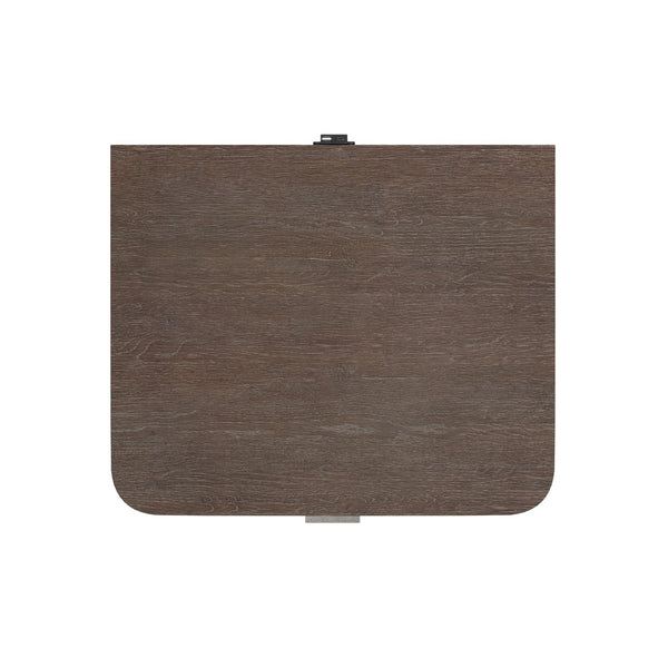 Bernhardt Bernhardt Outline Nightstand With Soft-Close Drawers, Wire-Brushed Oak, Usb Charging, Modern Casual Design 360228