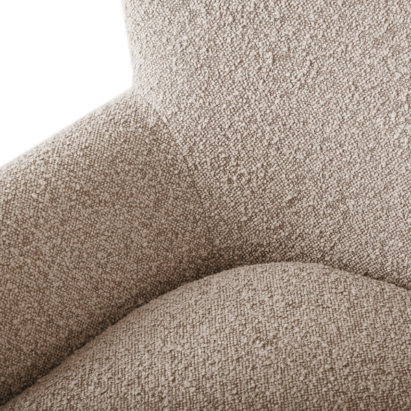 English Elm Christopher Knight Home® - Club Chair & Ottoman Set - Modern Boucle Upholstered Seating With Tapered Wood Legs For Cozy Appeal 74114.00STN