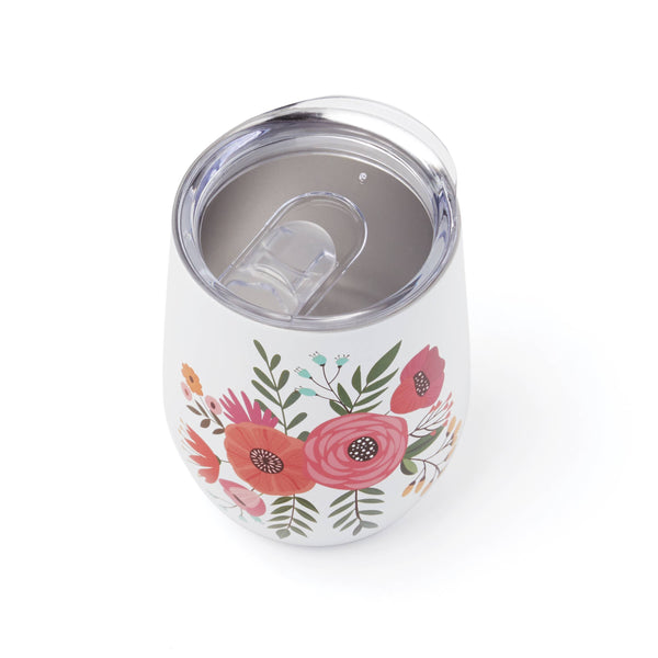 Lenox Cambridge Floral Wine Growler & Tumbler 3-Piece Set NO COLOR METAL E9191PCBWFDS