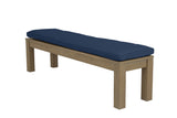 Coastal Teak Dining Bench in Spectrum Indigo, No Welt SW5501-BNCH-48080 Sunset West