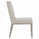 Bernhardt Linea Side Chair in Cerused Greige Finish 384547G