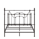 Homelegance By Top-Line Roshan Victorian Iron Metal Bed Black Metal